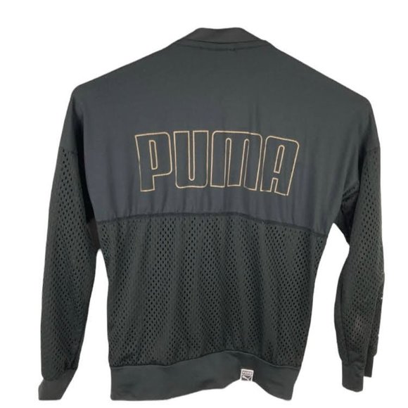 Puma Other - PUMA GIRLS MESH JACKET RUCHED ZIP UP Med (8-10)